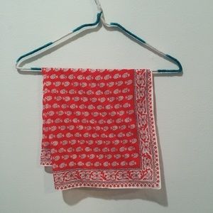 Red madewell bandanna